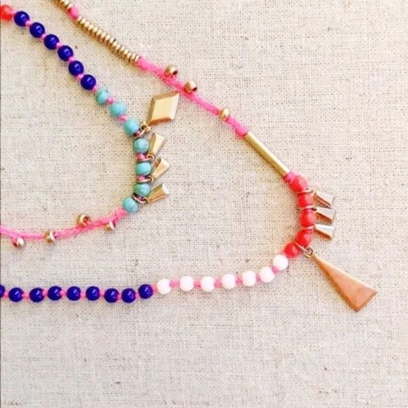 stella & dot ~βsummer colors Reina necklace bracelet ~ versatile 2 in 1 - Picture 7 of 12